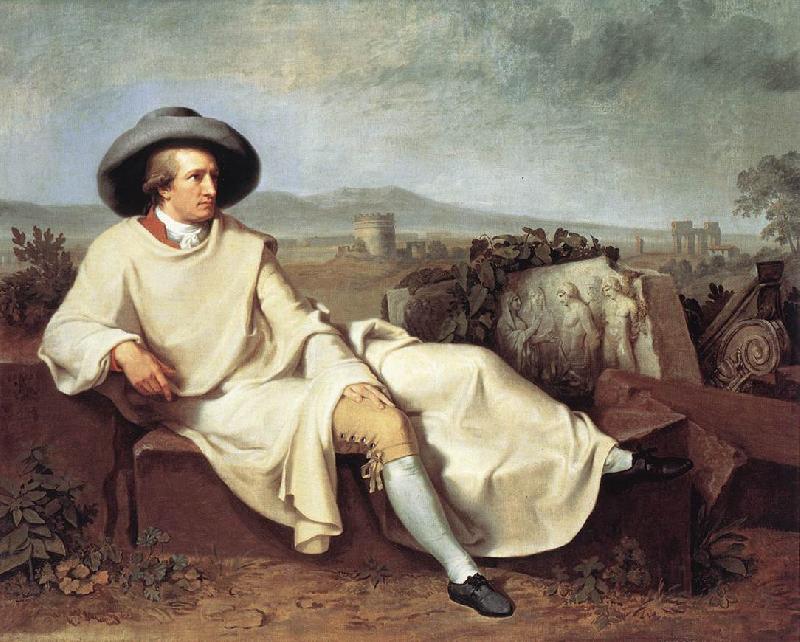 TISCHBEIN, Johann Heinrich Wilhelm Goethe in The Roman Campagna iuh